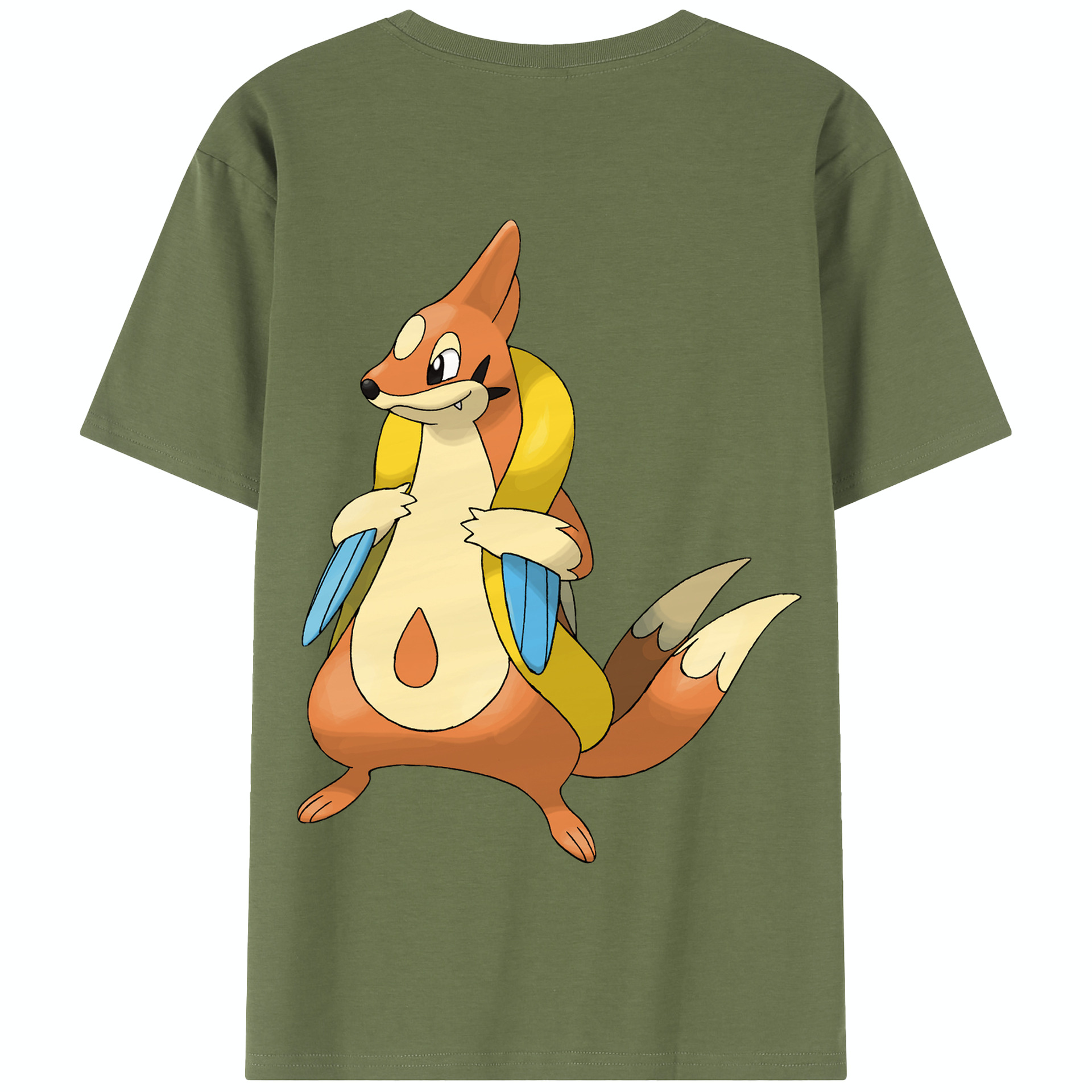 （画像用） ポケットモンスター Pokémon 綿100％半袖Tシャツ（背面プリント）